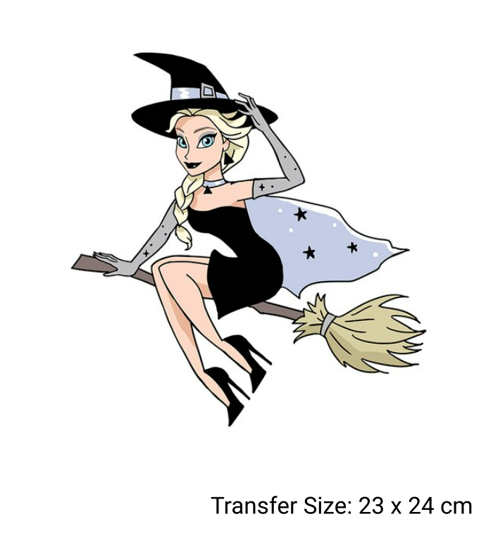 Princess Halloween Theme Ready Made DTF Iron On Transfers