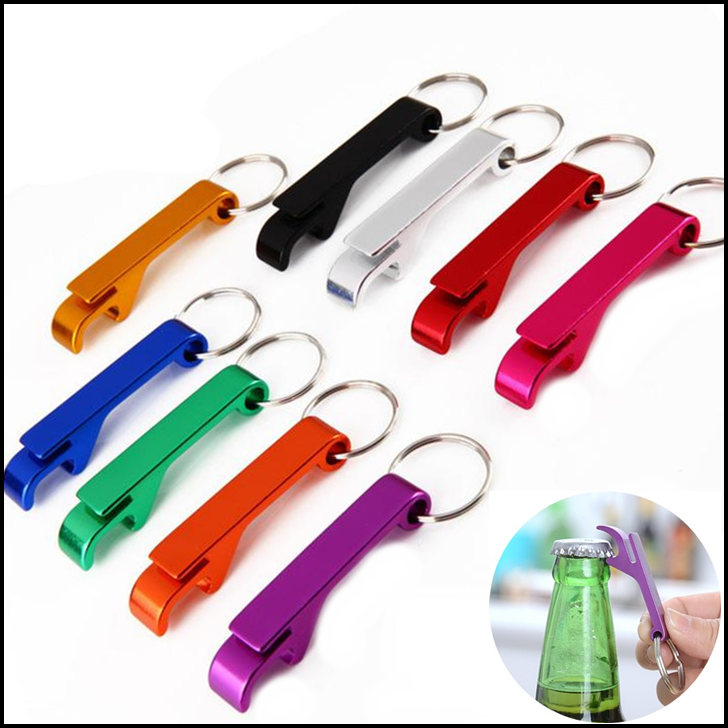 Aluminium Bottle/Can Opener Keyring Tool