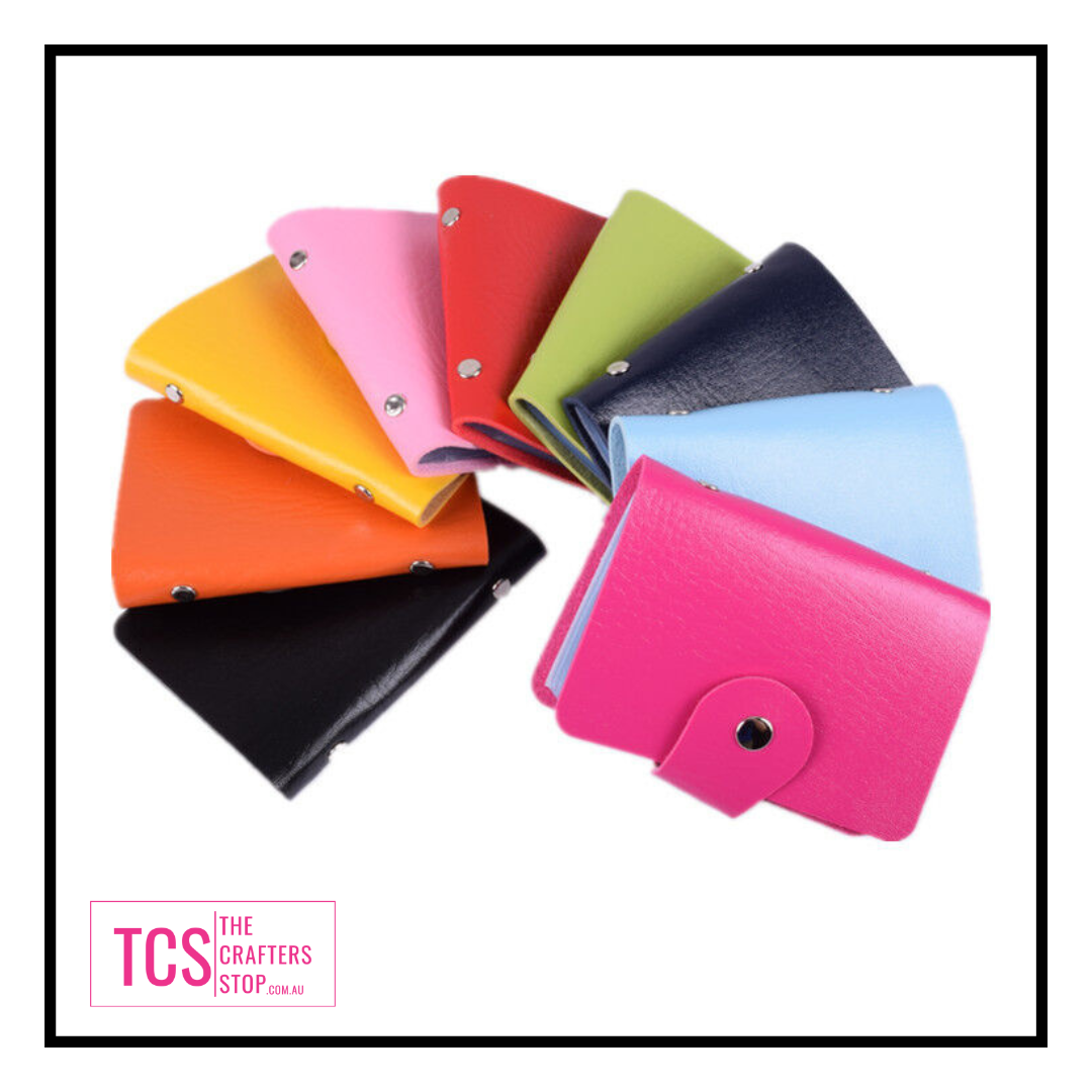LEATHERETTE CREDIT/BUSINESS CARD HOLDER