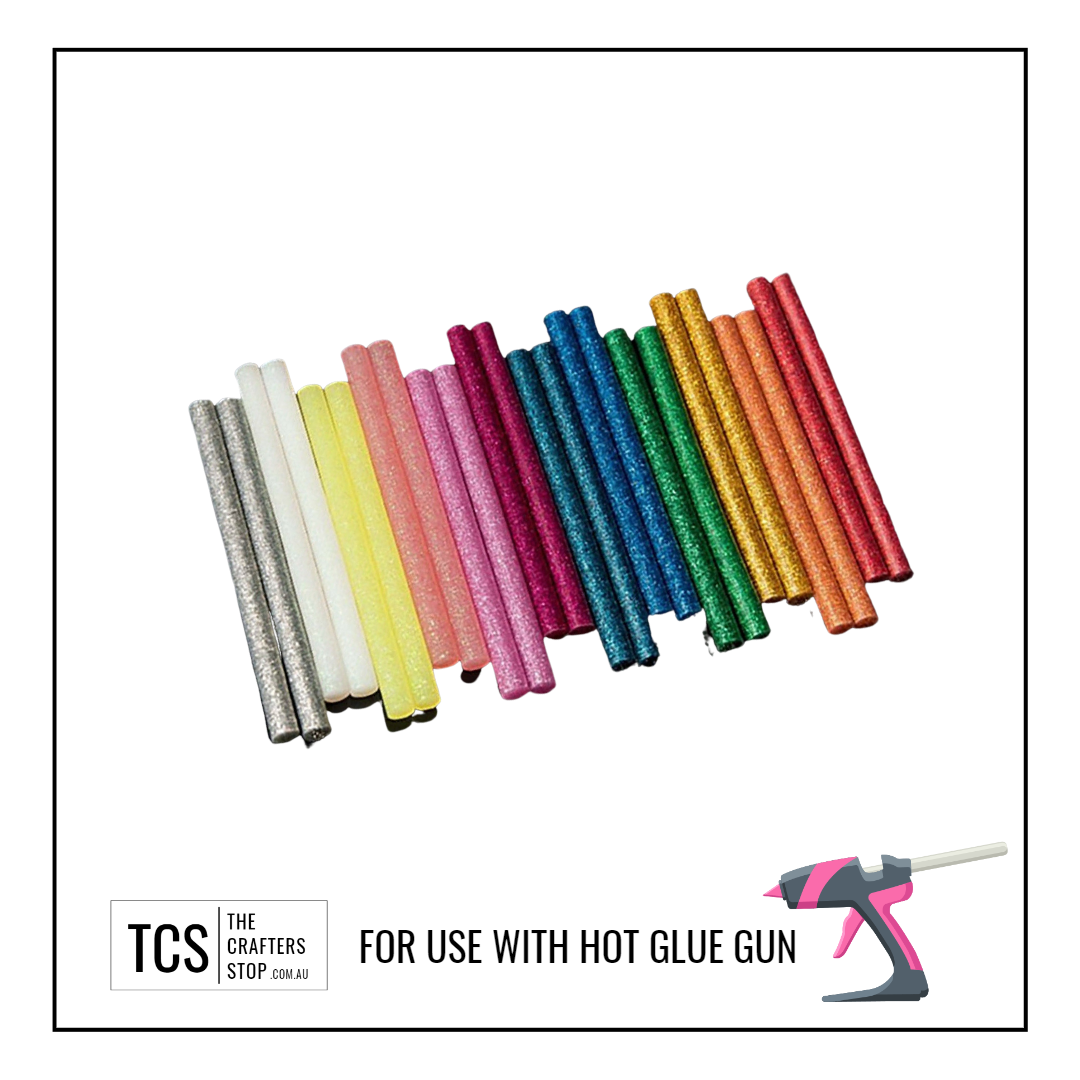 GLITTER Hot Glue Gun Sticks (10 Pack)