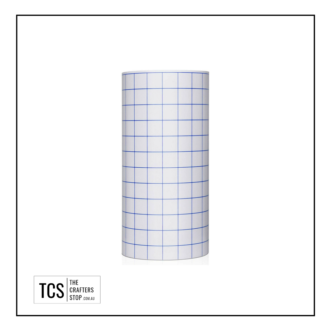 Medium Tack Clear Gridded Application Tape (1m x 6")