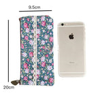 Fabric Floral Pencil Case
