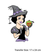 Princess Halloween Theme Ready Made DTF Iron On Transfers