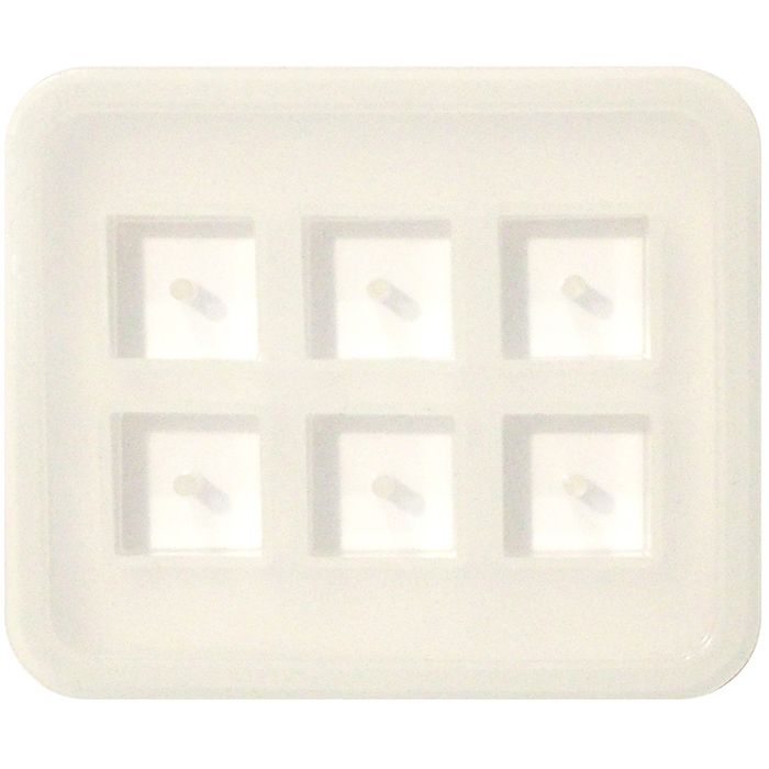 Resin Square Bead Silicon Mould - 12mm