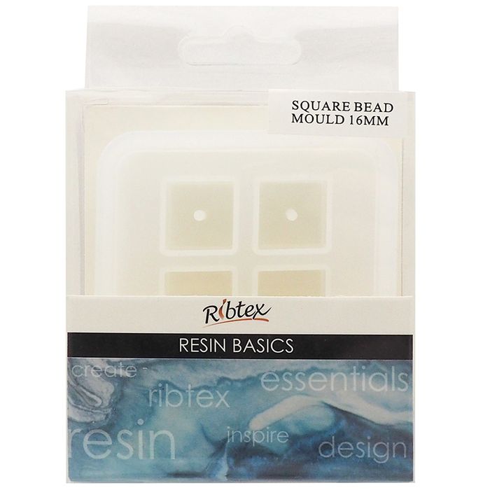 Resin Square Bead Silicon Mould - 16mm