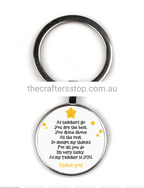 Teachers Metal Keyrings