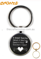 Teachers Metal Keyrings