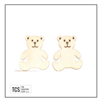 Unfinished Wooden Teddy Bear Blanks