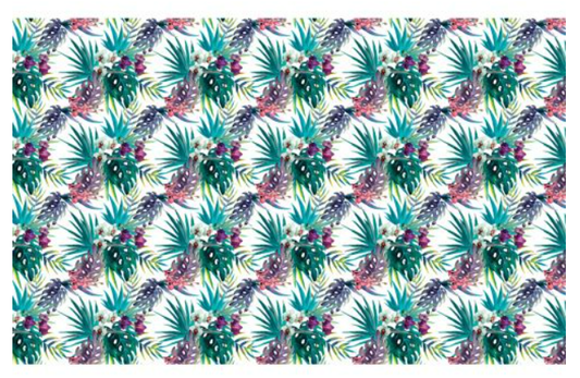 Self Adhesive Vinyl Pattern Roll - Tropical Plants