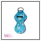 Neoprene Chap Stick or Lip Balm Holders with Keyring