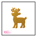 Acrylic Glitter Christmas Reindeer Blank