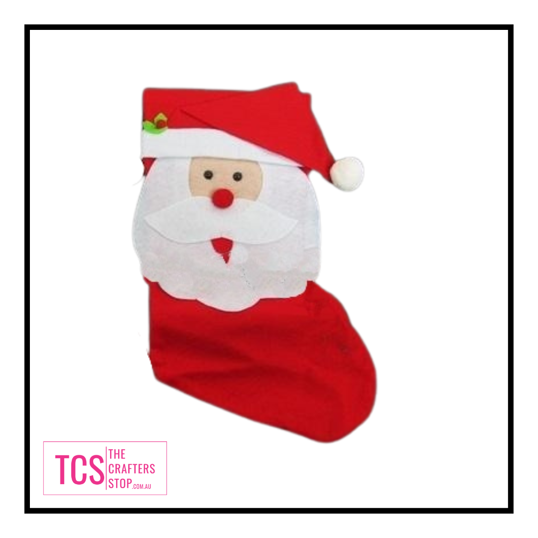 Cute Santa Face Stocking