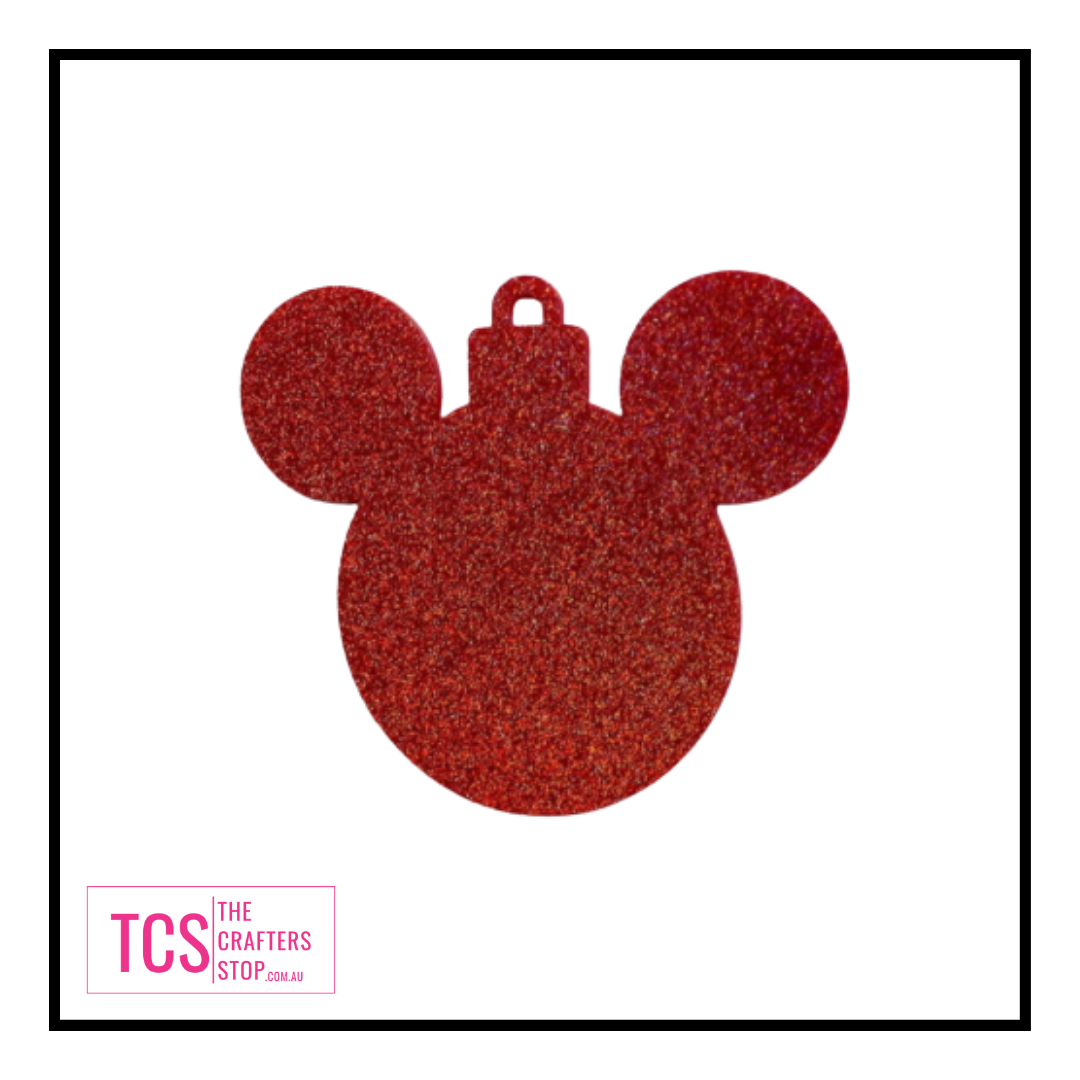 Mickey Mouse Acrylic Christmas Bauble Blank