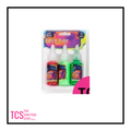 3Pk of Fabric Paints - Assorted colours