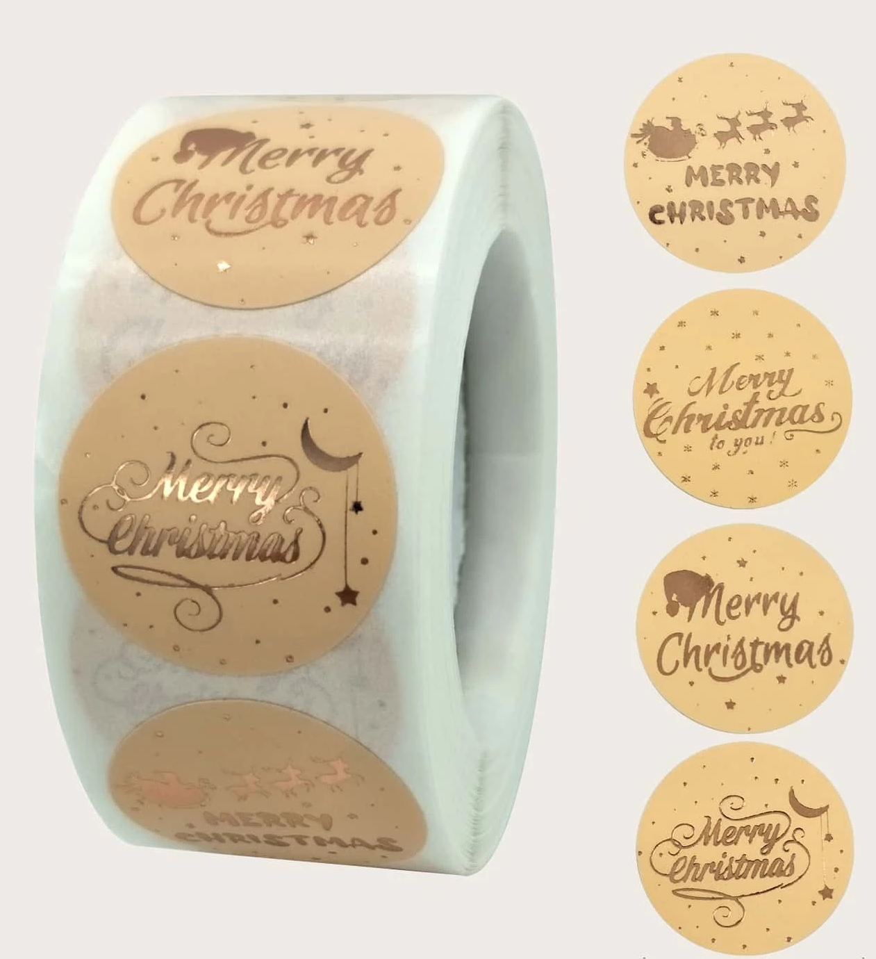 Christmas Sealing or Business Sticker Roll (2.5cm)