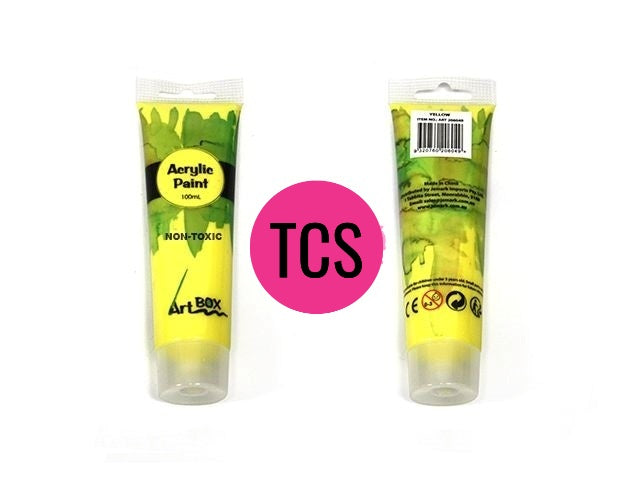 Acrylic Paint Tube - 100ml (Many Colours)